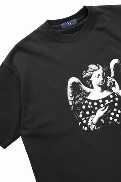 画像をギャラリービューアに読み込む, Y's.... ANGEL PRINT T SHIRT A (BLACK)