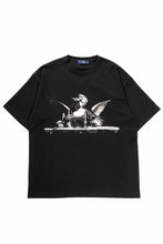 画像をギャラリービューアに読み込む, Y's.... ANGEL PRINT T SHIRT C (BLACK)