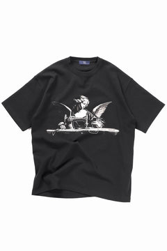 画像をギャラリービューアに読み込む, Y's.... ANGEL PRINT T SHIRT C (BLACK)