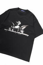 画像をギャラリービューアに読み込む, Y's.... ANGEL PRINT T SHIRT C (BLACK)