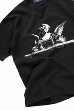 画像をギャラリービューアに読み込む, Y's.... ANGEL PRINT T SHIRT C (BLACK)