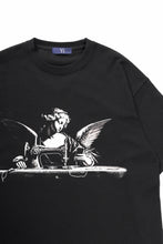 画像をギャラリービューアに読み込む, Y's.... ANGEL PRINT T SHIRT C (BLACK)