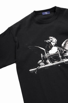 画像をギャラリービューアに読み込む, Y's.... ANGEL PRINT T SHIRT C (BLACK)