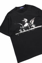 画像をギャラリービューアに読み込む, Y's.... ANGEL PRINT T SHIRT C (BLACK)