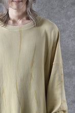 画像をギャラリービューアに読み込む, atelier AMBER SHIWA DYE LONG T-SHIRTS (yellow)