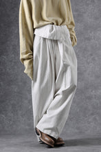 画像をギャラリービューアに読み込む, atelier AMBER TURN BACK PANTS PIG PT (white)