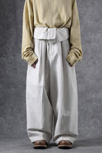 画像をギャラリービューアに読み込む, atelier AMBER TURN BACK PANTS PIG PT (white)