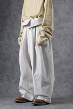 画像をギャラリービューアに読み込む, atelier AMBER TURN BACK PANTS PIG PT (white)