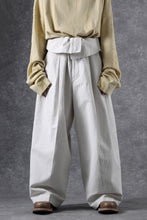 画像をギャラリービューアに読み込む, atelier AMBER TURN BACK PANTS PIG PT (white)