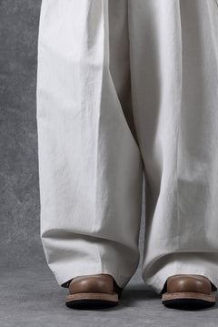 画像をギャラリービューアに読み込む, atelier AMBER TURN BACK PANTS PIG PT (white)