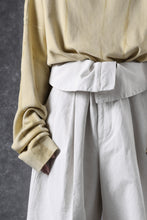 画像をギャラリービューアに読み込む, atelier AMBER TURN BACK PANTS PIG PT (white)