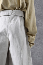 画像をギャラリービューアに読み込む, atelier AMBER TURN BACK PANTS PIG PT (white)