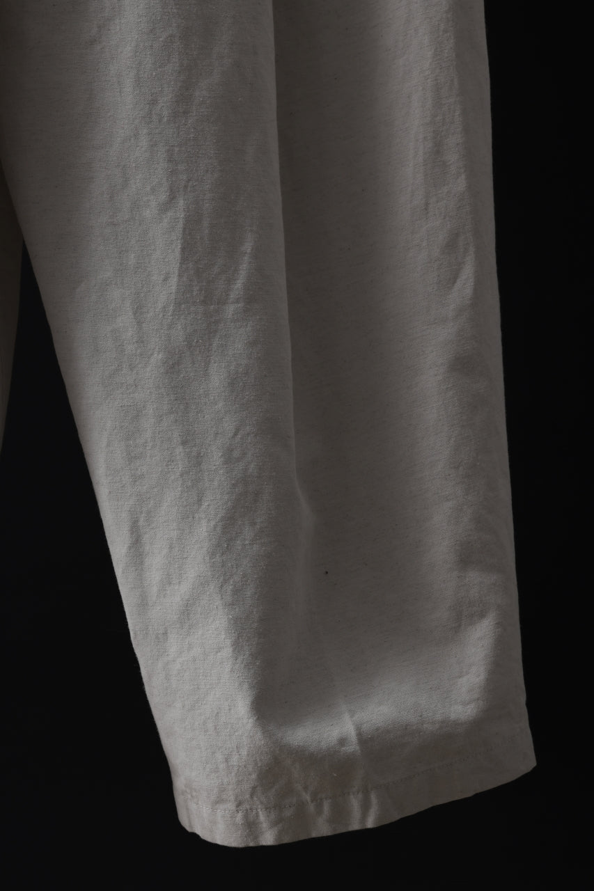 画像をギャラリービューアに読み込む, atelier AMBER TURN BACK PANTS PIG PT (white)