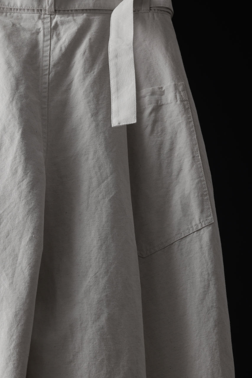 画像をギャラリービューアに読み込む, atelier AMBER TURN BACK PANTS PIG PT (white)