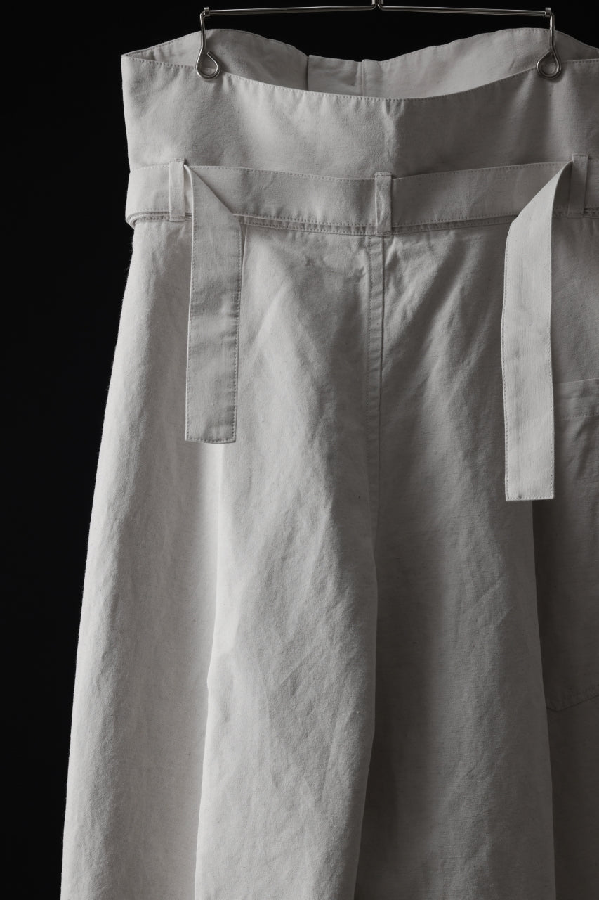 画像をギャラリービューアに読み込む, atelier AMBER TURN BACK PANTS PIG PT (white)