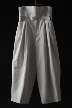 画像をギャラリービューアに読み込む, atelier AMBER TURN BACK PANTS PIG PT (white)