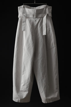 画像をギャラリービューアに読み込む, atelier AMBER TURN BACK PANTS PIG PT (white)