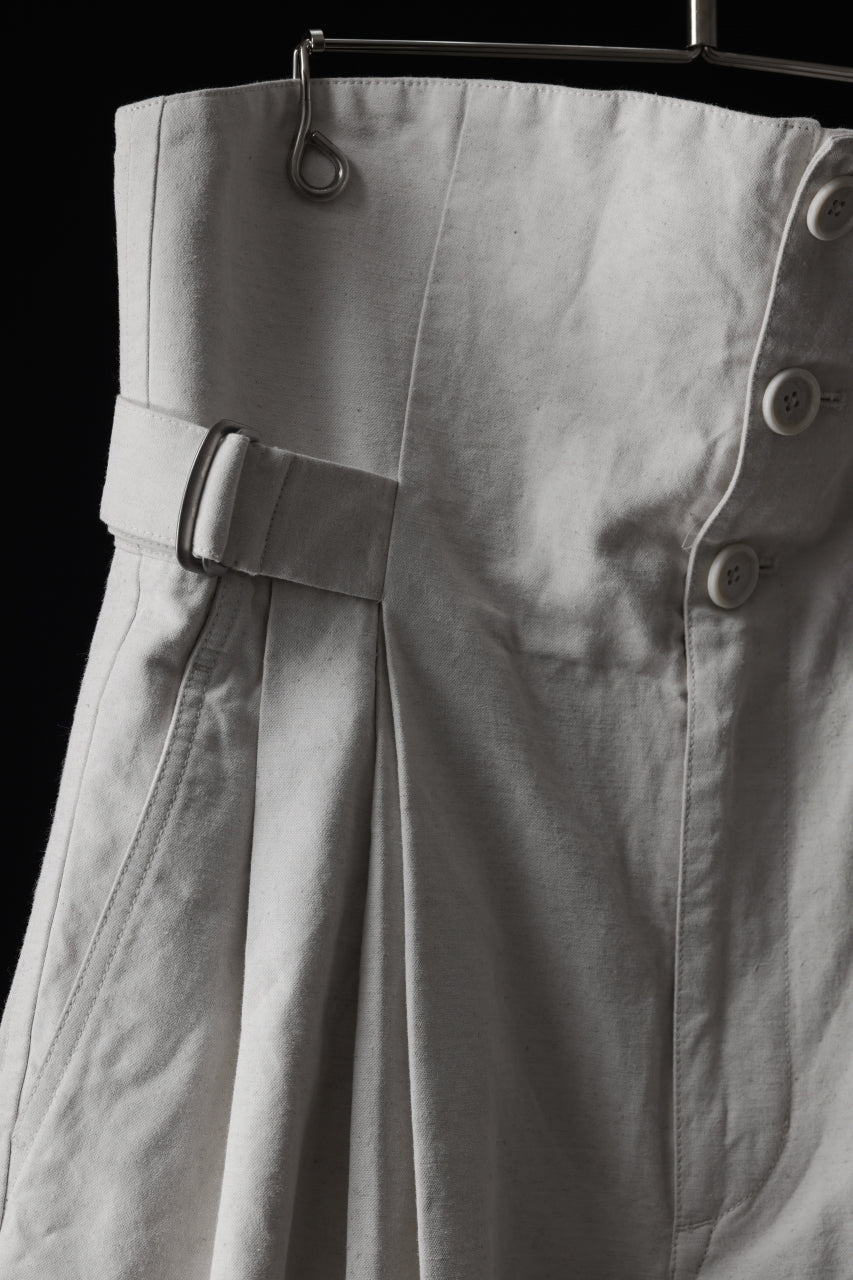 画像をギャラリービューアに読み込む, atelier AMBER TURN BACK PANTS PIG PT (white)