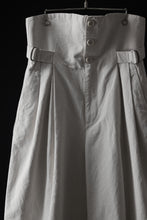 画像をギャラリービューアに読み込む, atelier AMBER TURN BACK PANTS PIG PT (white)