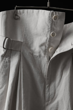 画像をギャラリービューアに読み込む, atelier AMBER TURN BACK PANTS PIG PT (white)