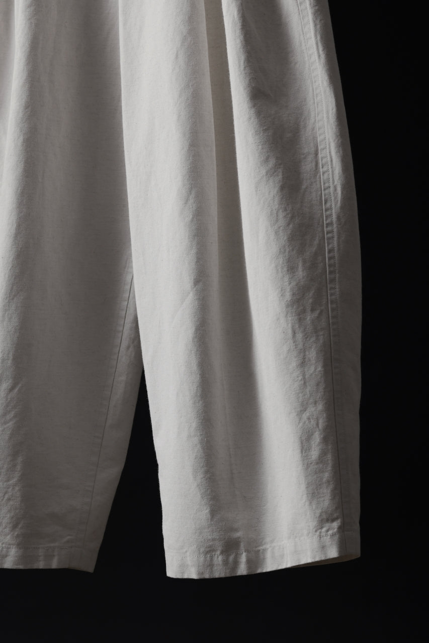 画像をギャラリービューアに読み込む, atelier AMBER TURN BACK PANTS PIG PT (white)