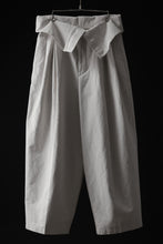 画像をギャラリービューアに読み込む, atelier AMBER TURN BACK PANTS PIG PT (white)