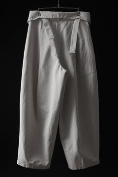 画像をギャラリービューアに読み込む, atelier AMBER TURN BACK PANTS PIG PT (white)