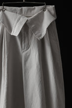 画像をギャラリービューアに読み込む, atelier AMBER TURN BACK PANTS PIG PT (white)