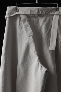 画像をギャラリービューアに読み込む, atelier AMBER TURN BACK PANTS PIG PT (white)