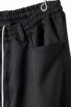 画像をギャラリービューアに読み込む, A.F ARTEFACT KNOTTING DETAIL TWILL VOLUME PANTS (BLACK)