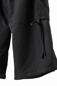 画像をギャラリービューアに読み込む, A.F ARTEFACT KNOTTING DETAIL TWILL VOLUME PANTS (BLACK)