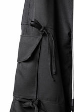 画像をギャラリービューアに読み込む, A.F ARTEFACT KNOTTING DETAIL TWILL VOLUME PANTS (BLACK)