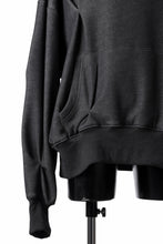 画像をギャラリービューアに読み込む, A.F ARTEFACT BOMBER HEAT TUCK HOODIE (MIX BLACK)