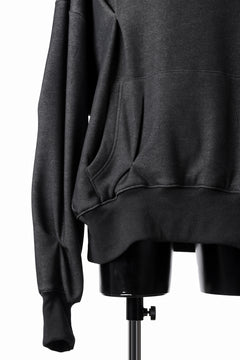画像をギャラリービューアに読み込む, A.F ARTEFACT BOMBER HEAT TUCK HOODIE (MIX BLACK)