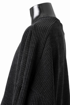 画像をギャラリービューアに読み込む, A.F ARTEFACT MODUROY KNIT TOPS (ALL BLACK)