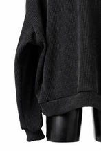 画像をギャラリービューアに読み込む, A.F ARTEFACT MODUROY KNIT TOPS (ALL BLACK)