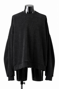 画像をギャラリービューアに読み込む, A.F ARTEFACT MODUROY KNIT TOPS (ALL BLACK)