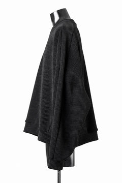 画像をギャラリービューアに読み込む, A.F ARTEFACT MODUROY KNIT TOPS (ALL BLACK)