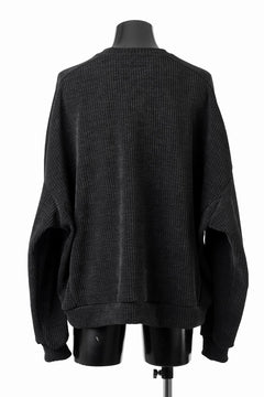 画像をギャラリービューアに読み込む, A.F ARTEFACT MODUROY KNIT TOPS (ALL BLACK)