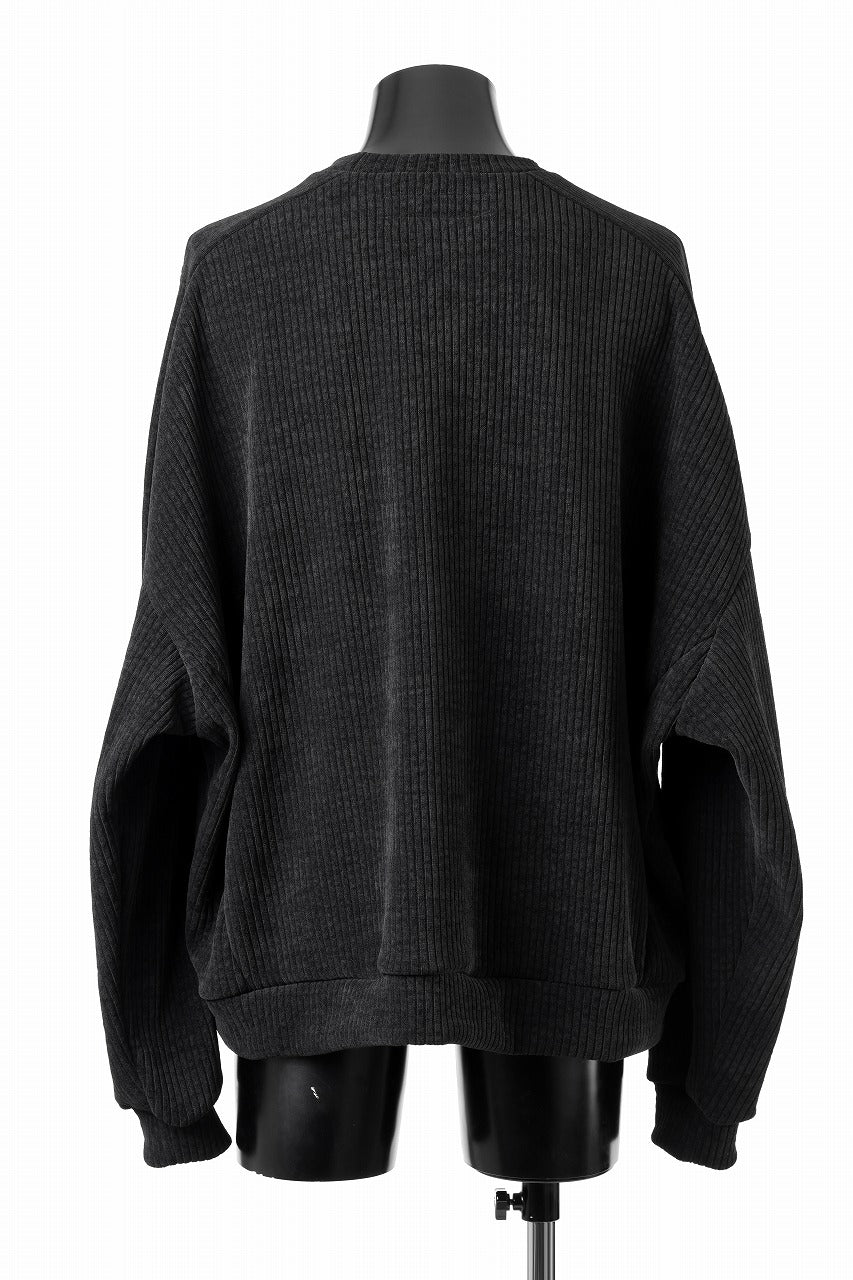 画像をギャラリービューアに読み込む, A.F ARTEFACT MODUROY KNIT TOPS (ALL BLACK)