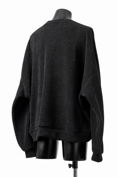 画像をギャラリービューアに読み込む, A.F ARTEFACT MODUROY KNIT TOPS (ALL BLACK)