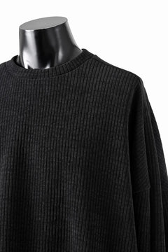 画像をギャラリービューアに読み込む, A.F ARTEFACT MODUROY KNIT TOPS (ALL BLACK)
