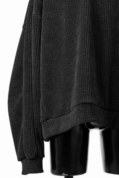 画像をギャラリービューアに読み込む, A.F ARTEFACT MODUROY KNIT TOPS (ALL BLACK)