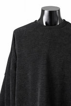 画像をギャラリービューアに読み込む, A.F ARTEFACT MODUROY KNIT TOPS (ALL BLACK)