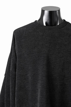 画像をギャラリービューアに読み込む, A.F ARTEFACT MODUROY KNIT TOPS (ALL BLACK)
