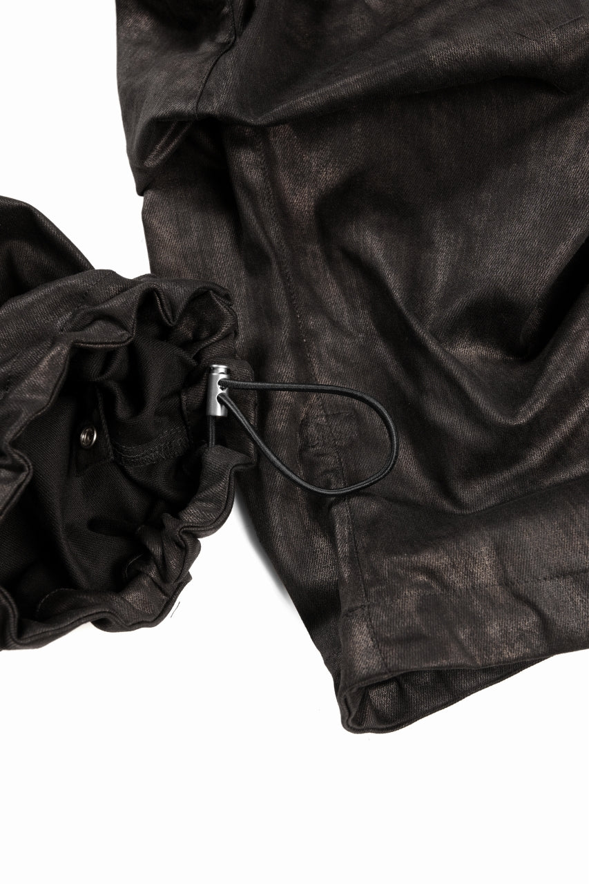 画像をギャラリービューアに読み込む, A.F ARTEFACT TUCK CARGO PANTS / METAL STEAM CAMOUFLAGE (BLACK×BROWN)