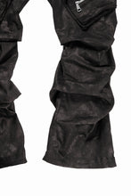 画像をギャラリービューアに読み込む, A.F ARTEFACT TUCK CARGO PANTS / METAL STEAM CAMOUFLAGE (BLACK×BROWN)