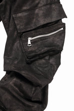 画像をギャラリービューアに読み込む, A.F ARTEFACT TUCK CARGO PANTS / METAL STEAM CAMOUFLAGE (BLACK×BROWN)