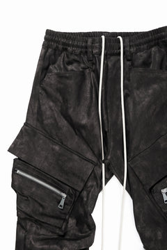 画像をギャラリービューアに読み込む, A.F ARTEFACT TUCK CARGO PANTS / METAL STEAM CAMOUFLAGE (BLACK×BROWN)