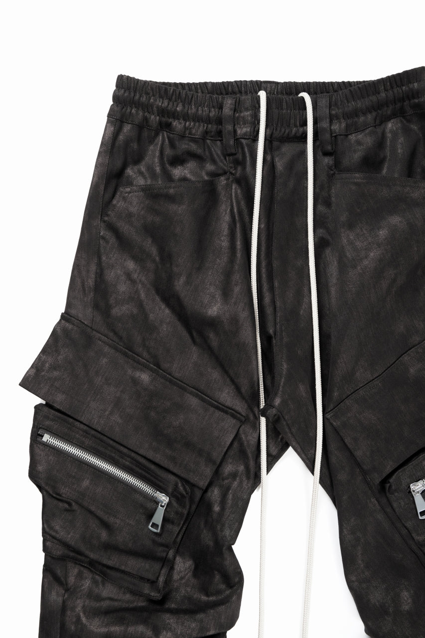 画像をギャラリービューアに読み込む, A.F ARTEFACT TUCK CARGO PANTS / METAL STEAM CAMOUFLAGE (BLACK×BROWN)